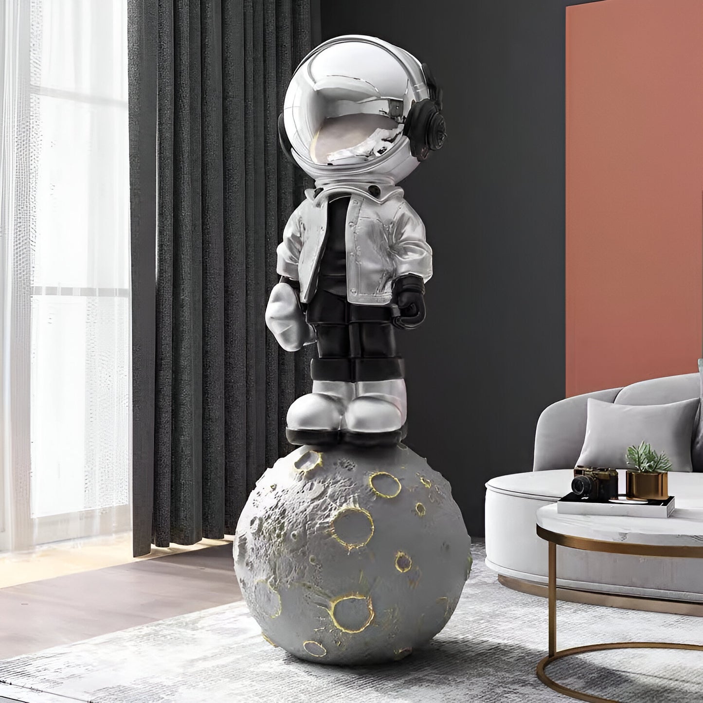 Lunar Explorer Tall Statue