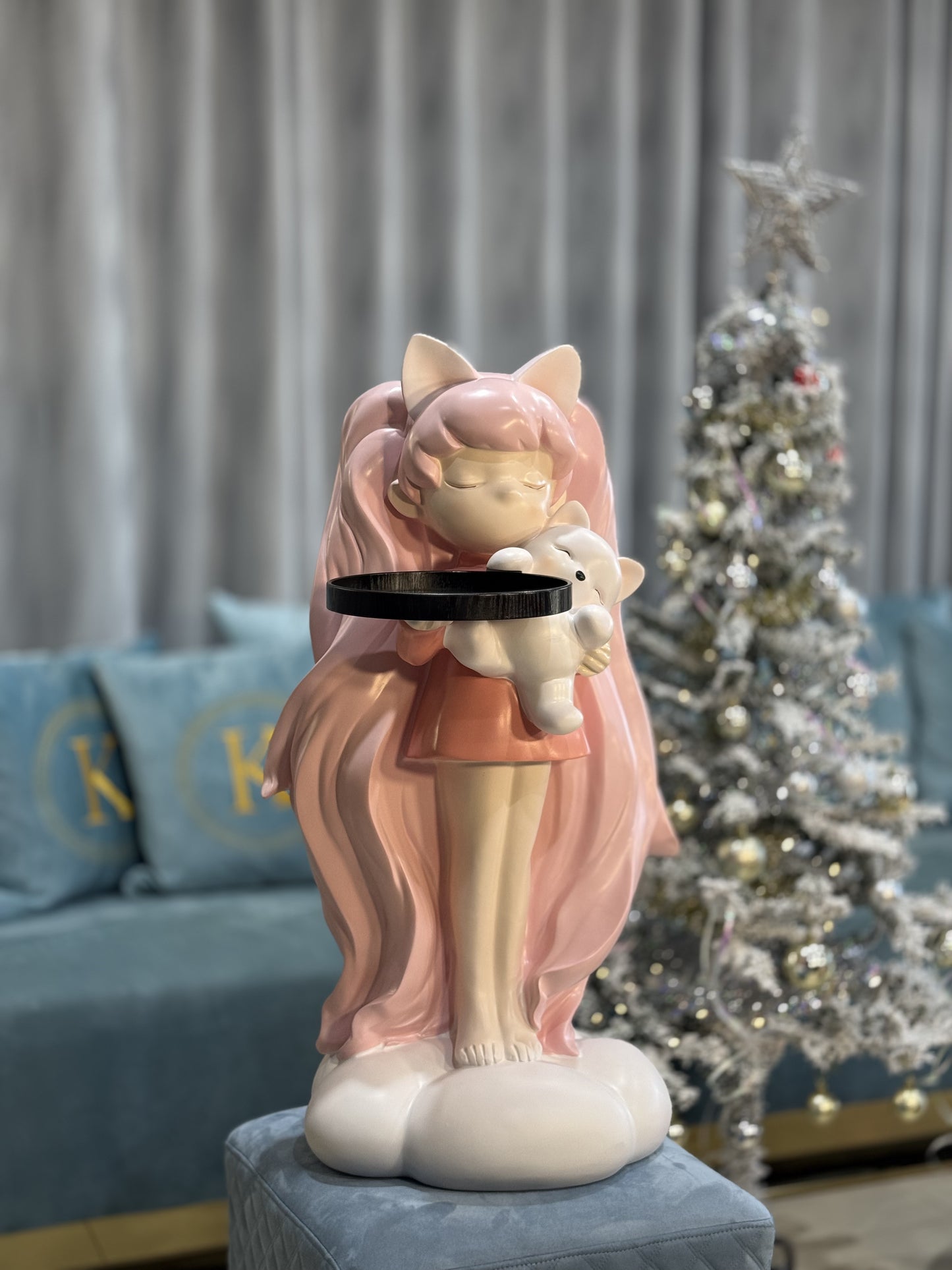 Angie Kitten Side Table