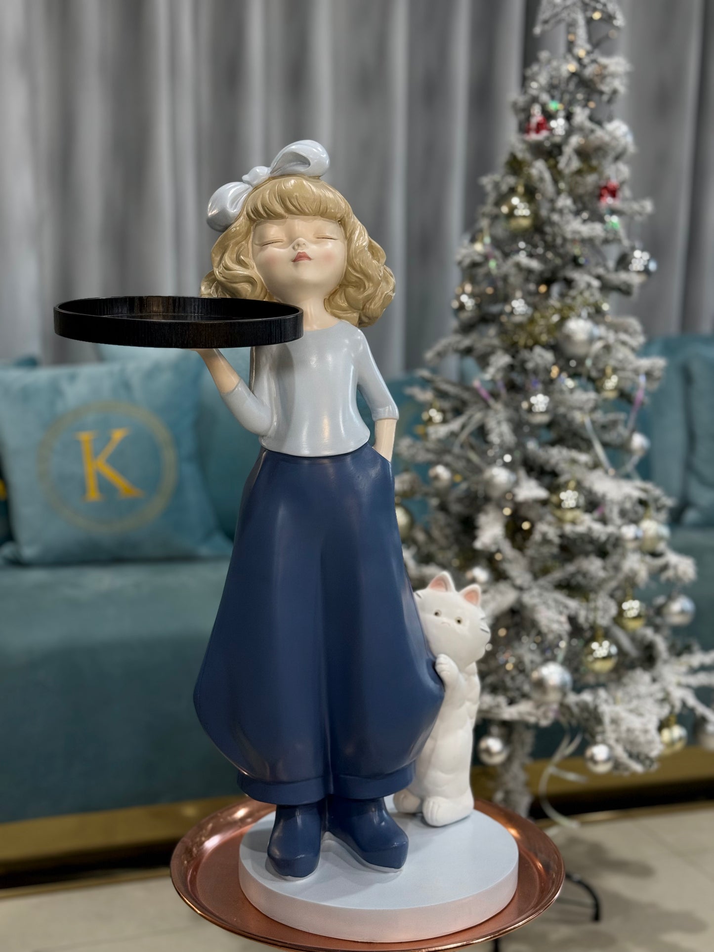 Grace Kitten Side Table