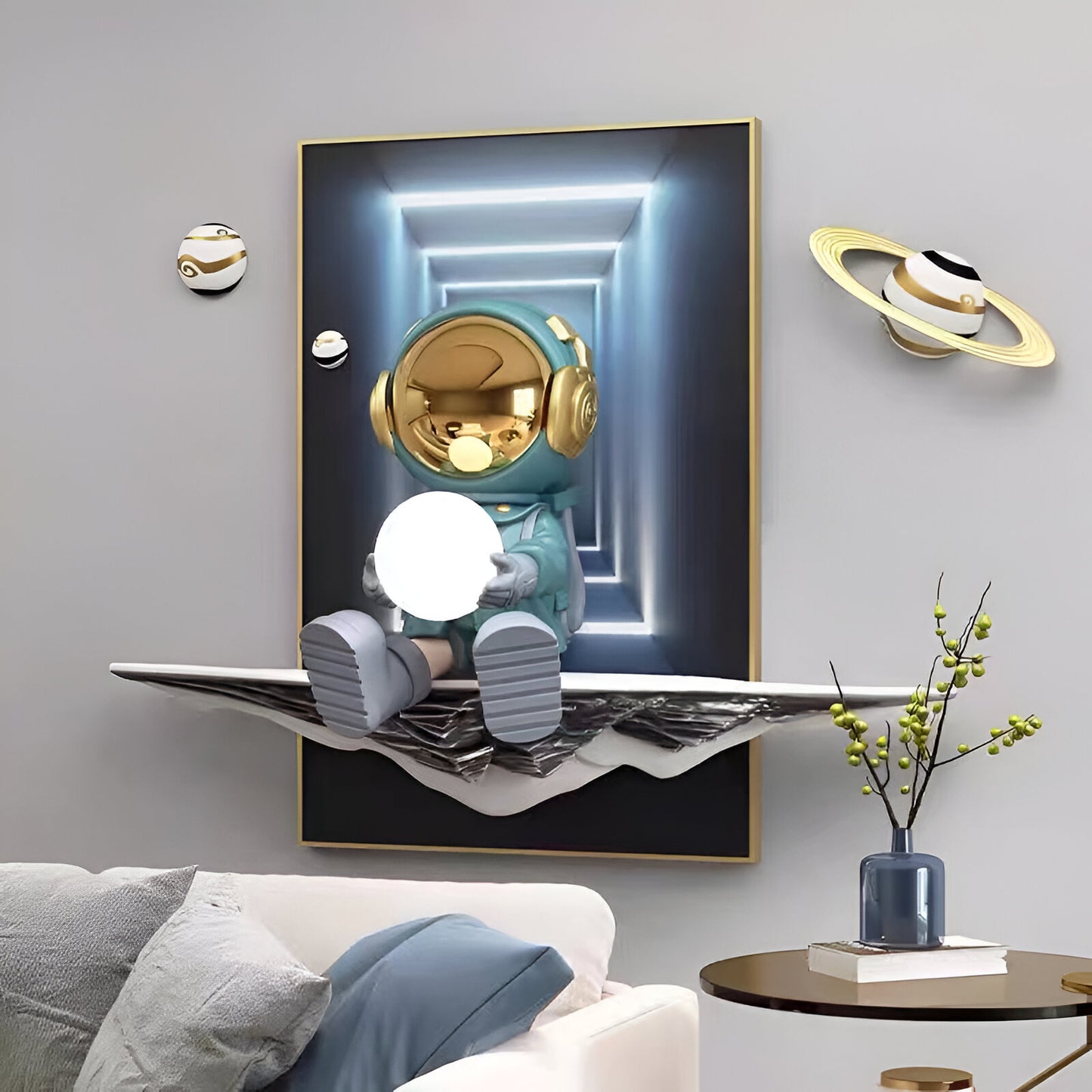 Astronaut Wall Art Light