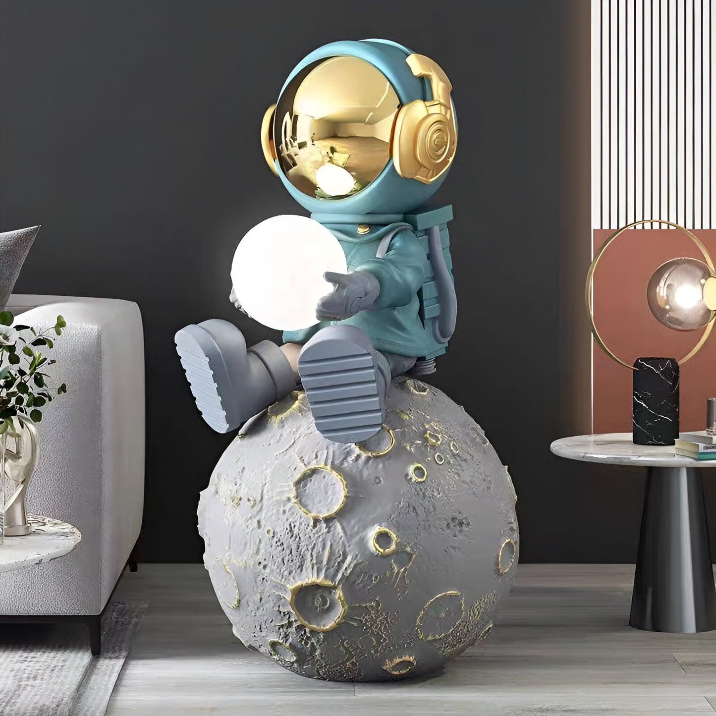 Cosmic Explorer Astronaut Moon Light
