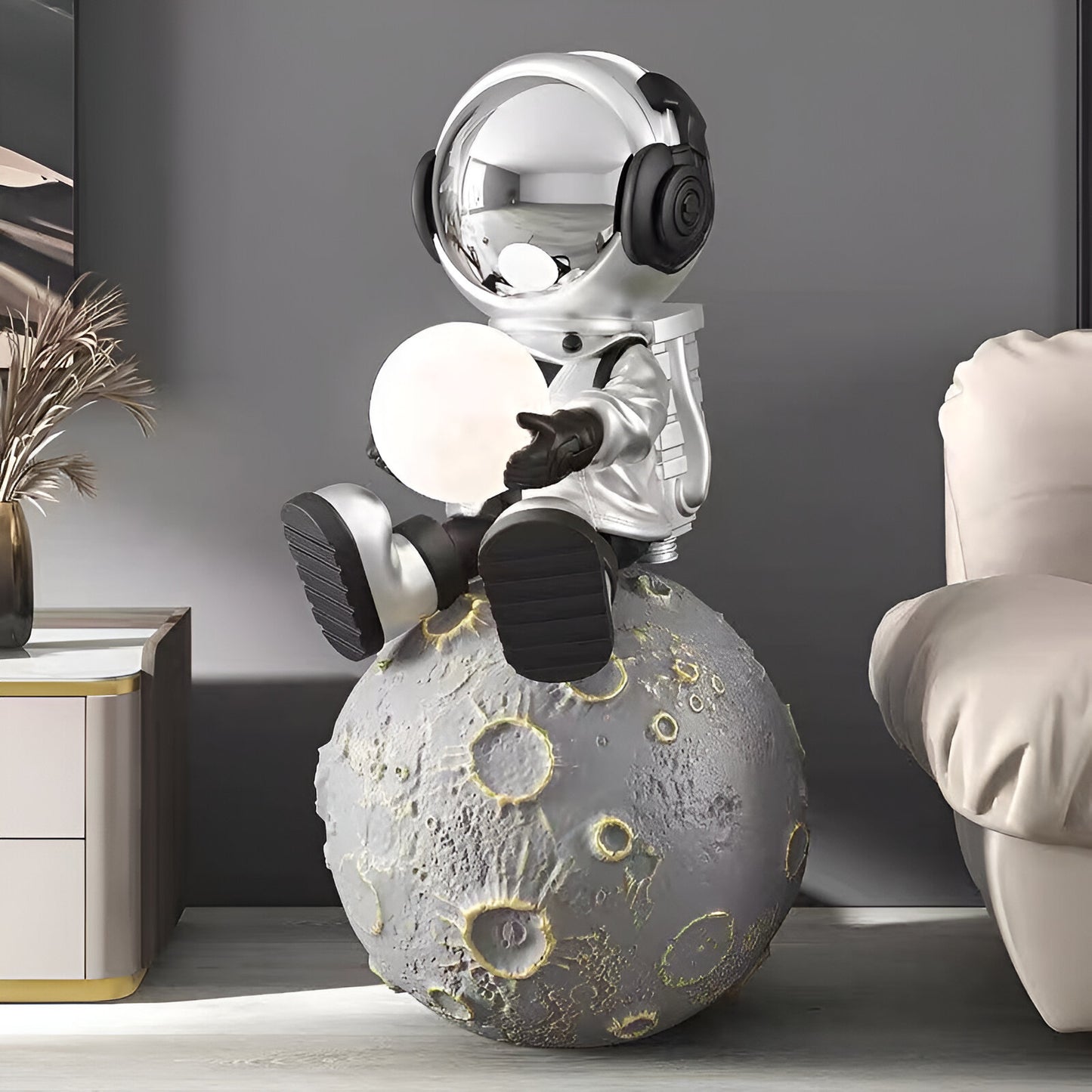 Cosmic Explorer Astronaut Moon Light
