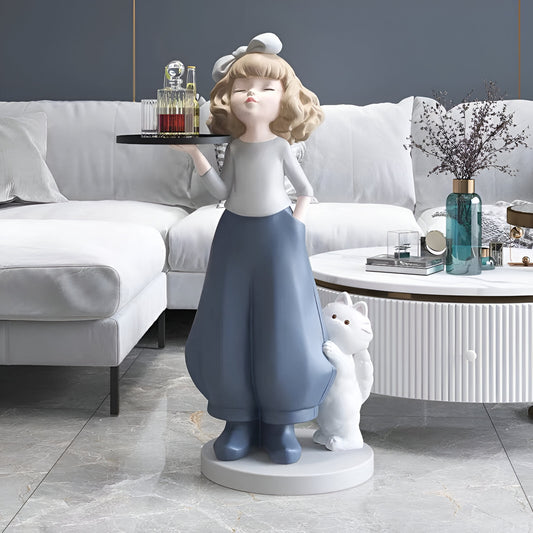 Grace Kitten Side Table
