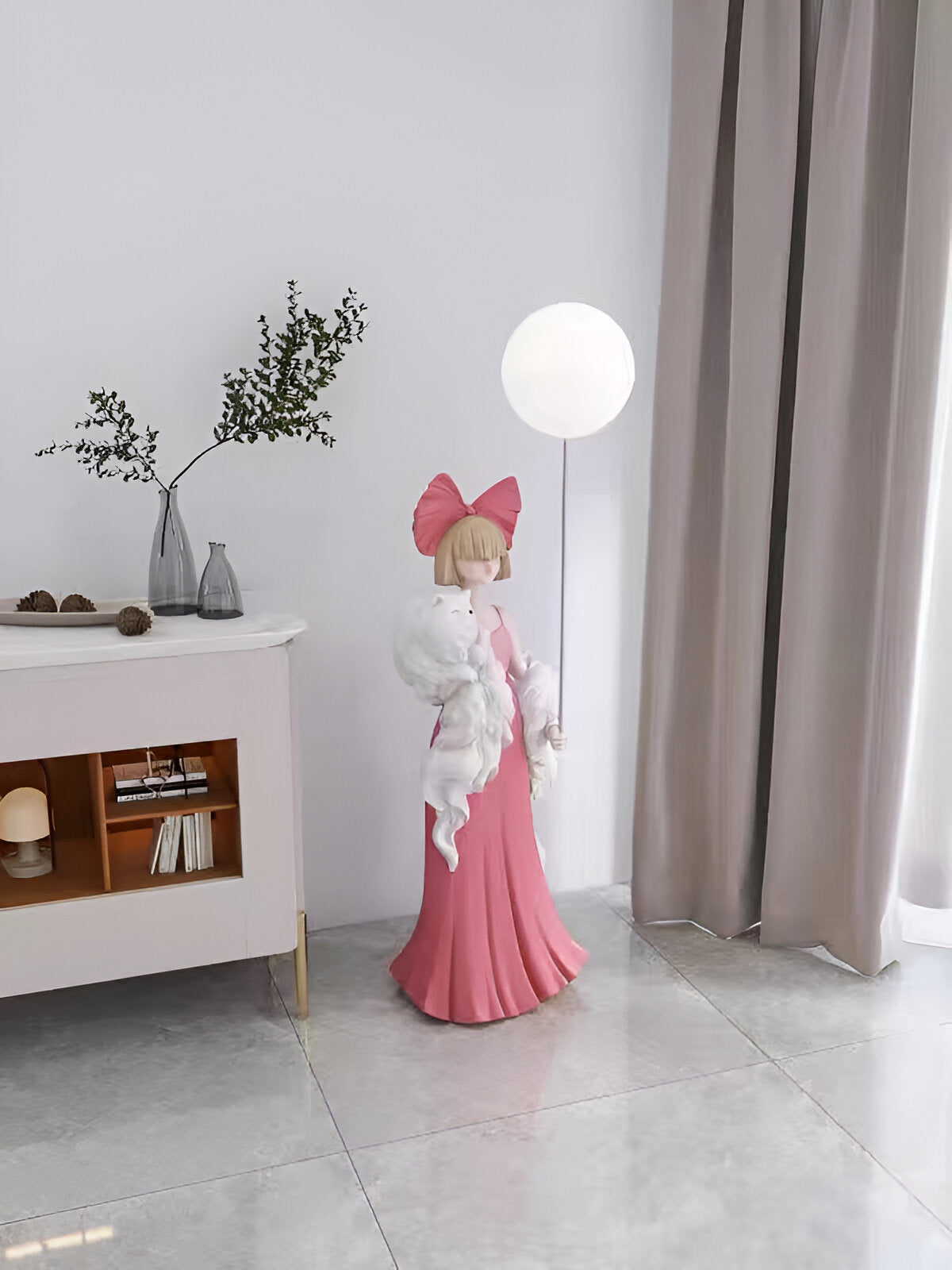 Amy Kitty Light Statue