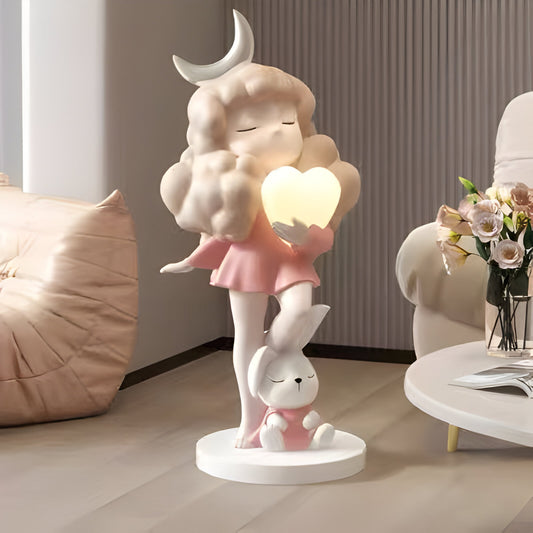 Rosie Bunny Light Statue
