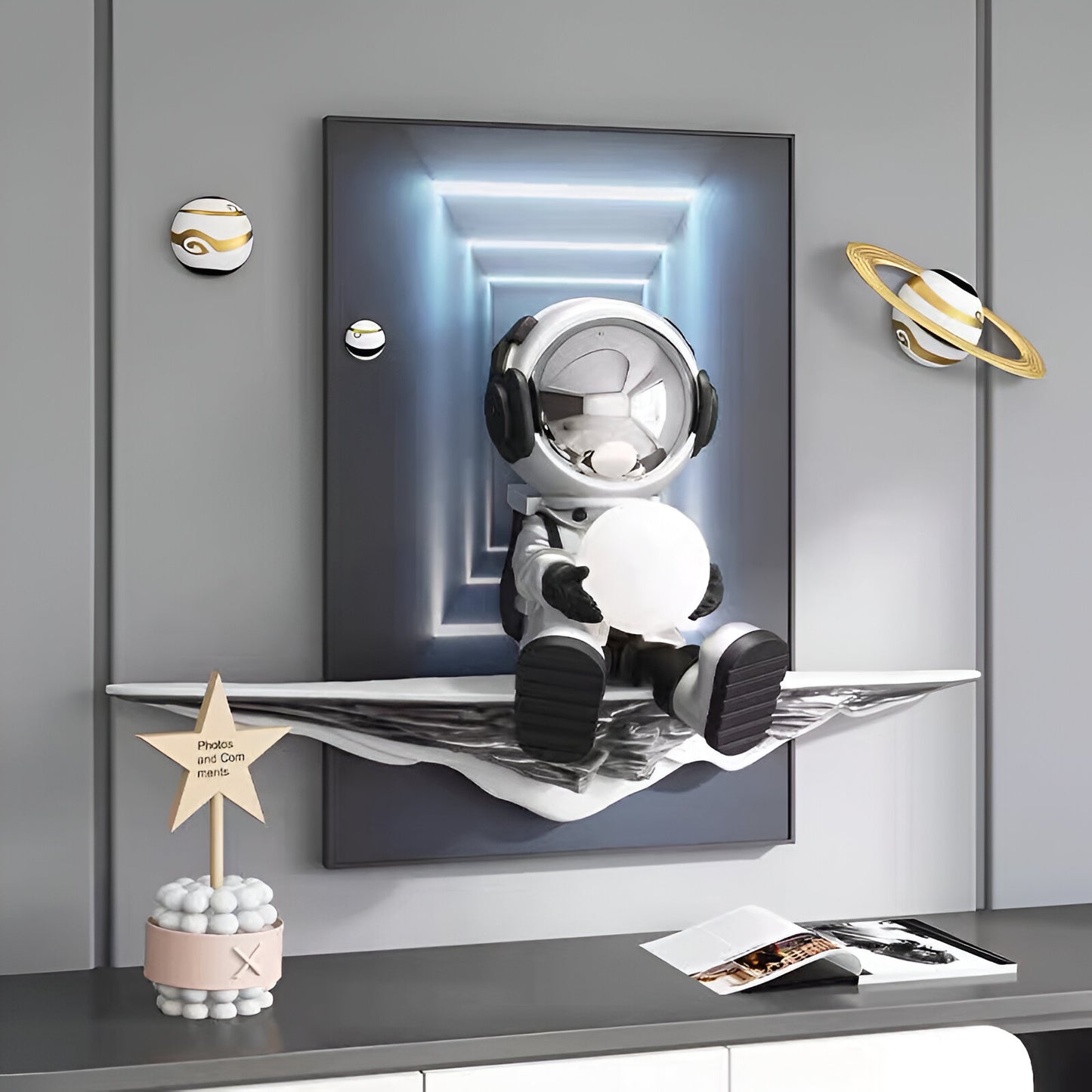 Astronaut Wall Art Light